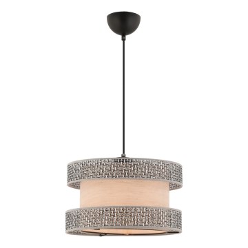 HALO Pendant Light 1xE27/60W/230V Beige/Grey