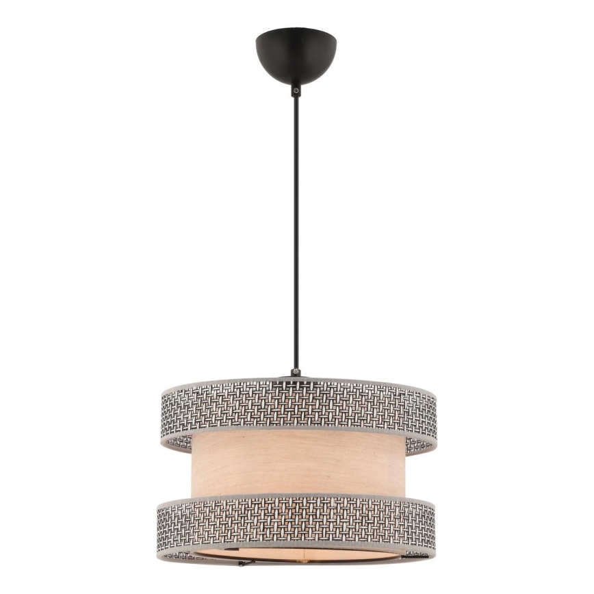HALO Pendant Light 1xE27/60W/230V Beige/Grey