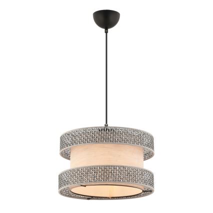 HALO Pendant Light 1xE27/60W/230V Beige/Grey