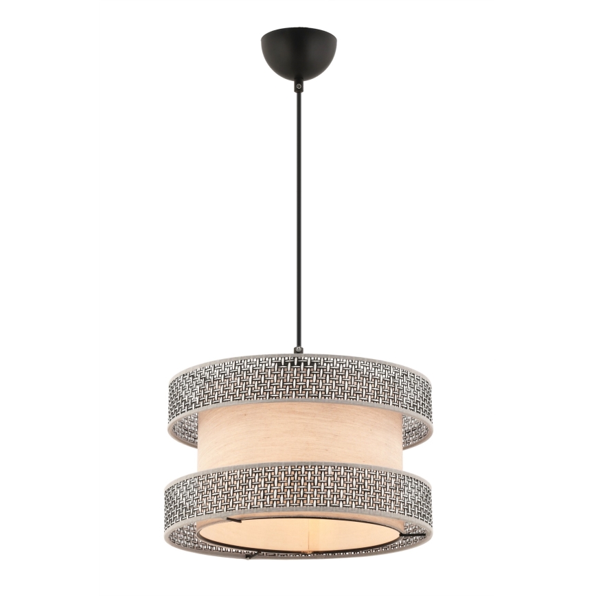 HALO Pendant Light 1xE27/60W/230V Beige/Grey