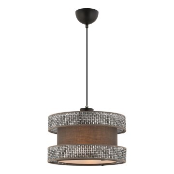 HALO Pendant Light 1xE27/60W/230V Brown/Grey