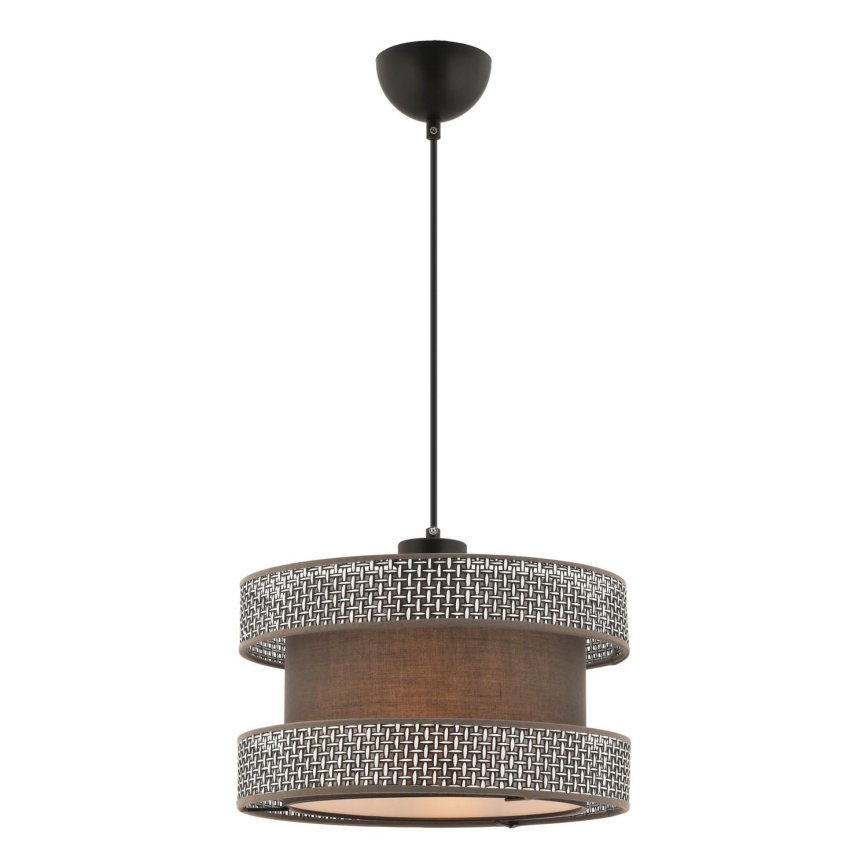 HALO Pendant Light 1xE27/60W/230V Brown/Grey