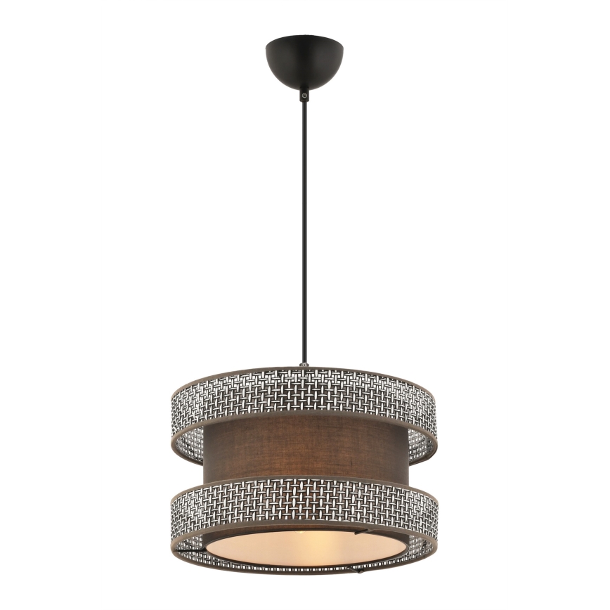 HALO Pendant Light 1xE27/60W/230V Brown/Grey