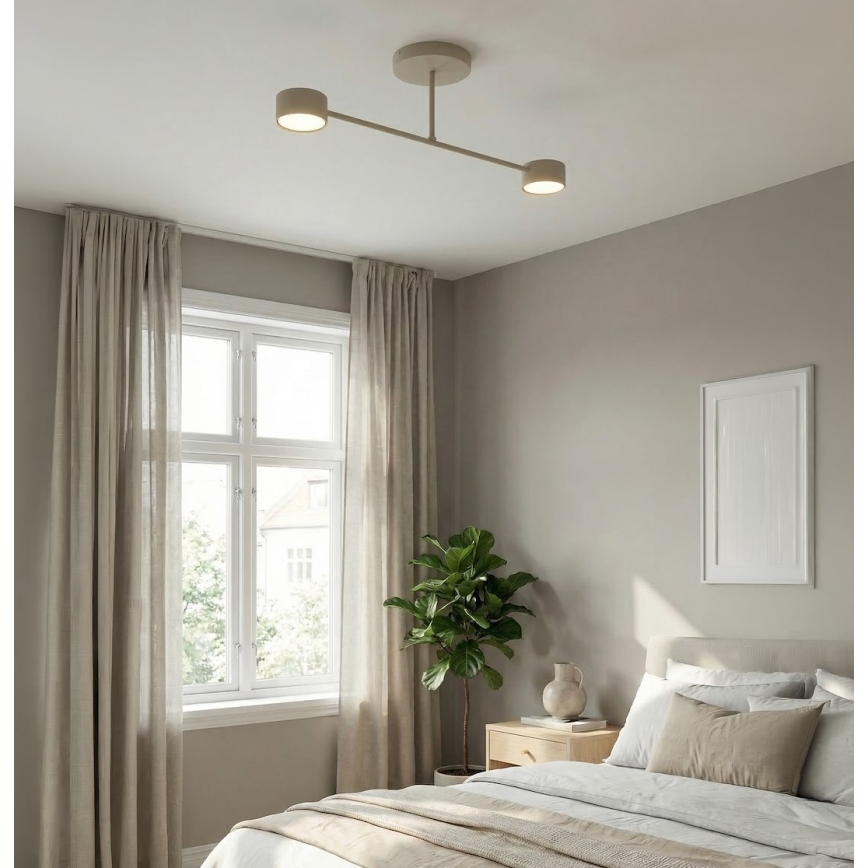 HALO Surface-Mounted Ceiling Light 2xGX53/10W/230V Beige
