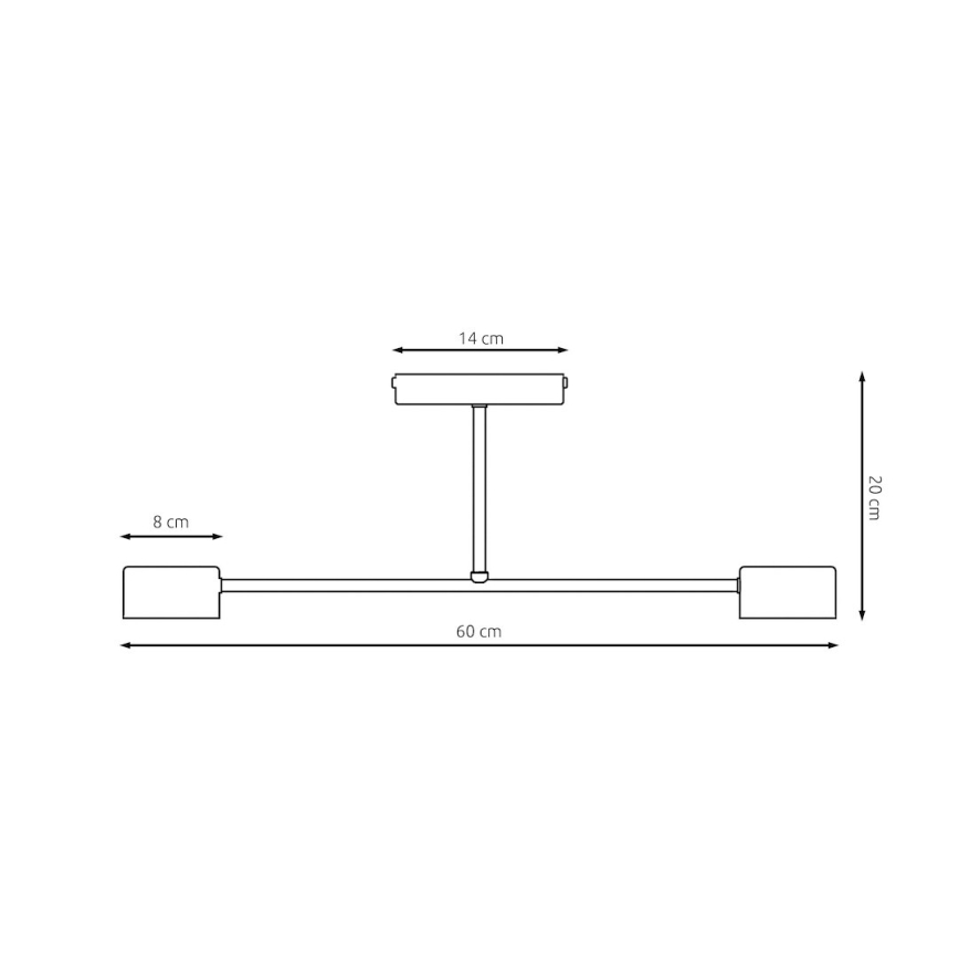 HALO Surface-Mounted Ceiling Light 2xGX53/10W/230V Beige