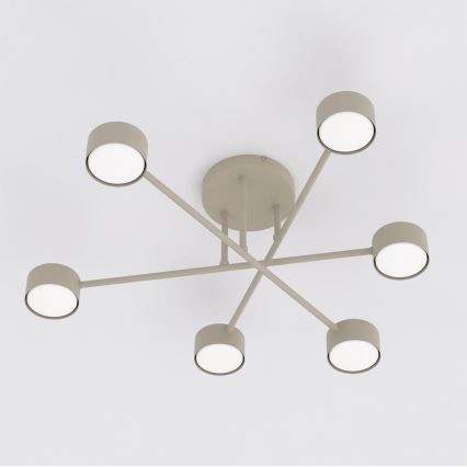 HALO surface-mounted ceiling light 6xGX53/12W/230V beige