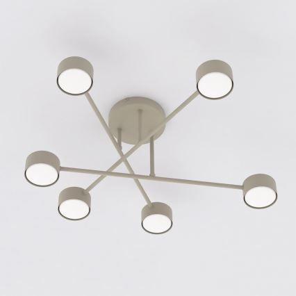 HALO surface-mounted ceiling light 6xGX53/12W/230V beige