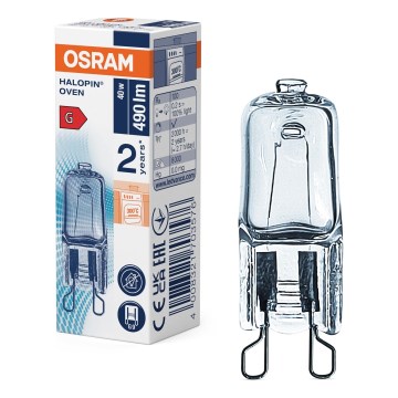 HALOPIN G9 Oven Bulb 40W/230V 2700K - Osram