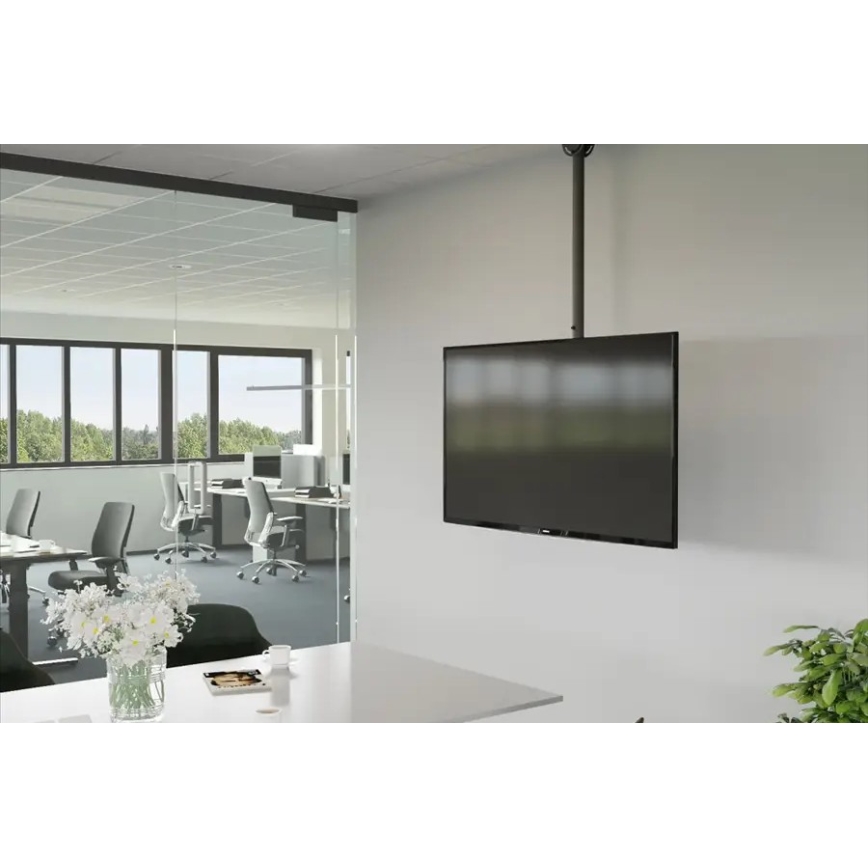 Hama - Ceiling holder for TV swivel 32-65" black