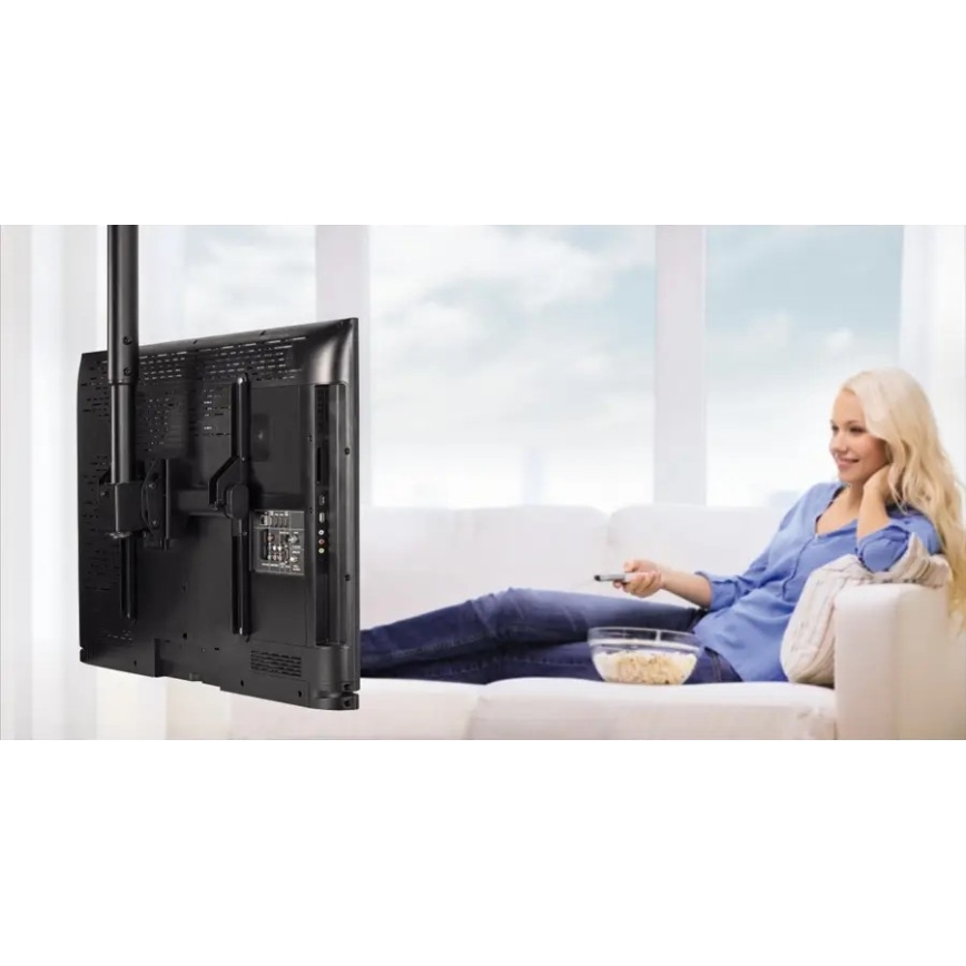 Hama - Ceiling holder for TV swivel 32-65" black