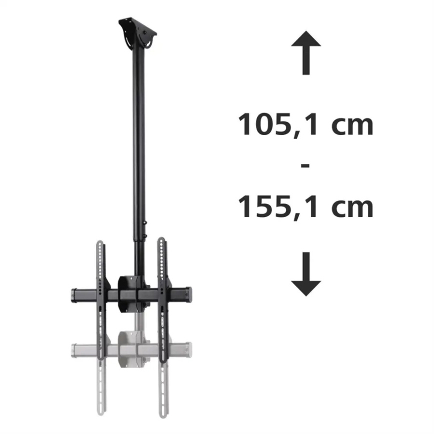 Hama - Ceiling holder for TV swivel 32-65" black