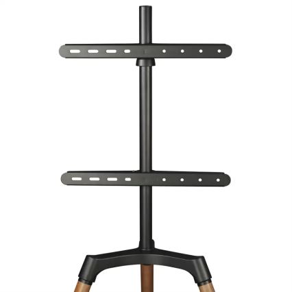 Hama - Floor holder for TV 32-65" black/walnut wood