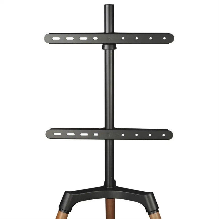 Hama - Floor holder for TV 32-65" black/walnut wood