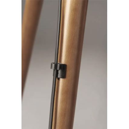 Hama - Floor holder for TV 32-65" black/walnut wood