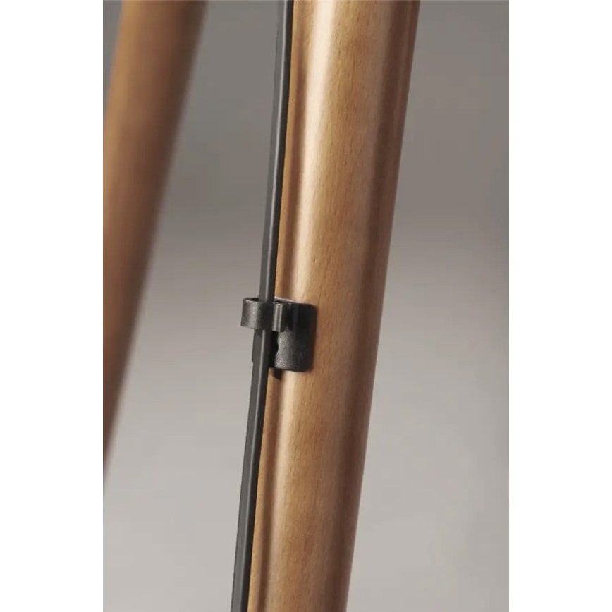 Hama - Floor holder for TV 32-65" black/walnut wood