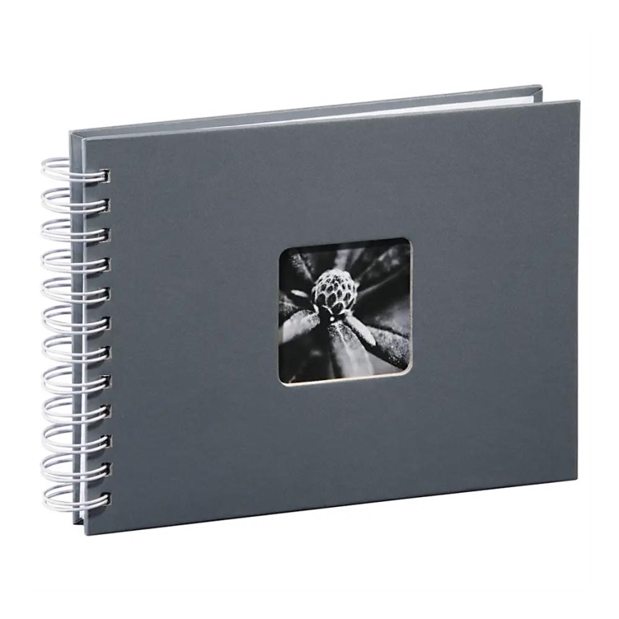 Hama - Spiral photo album 24x17 cm 50 pages grey