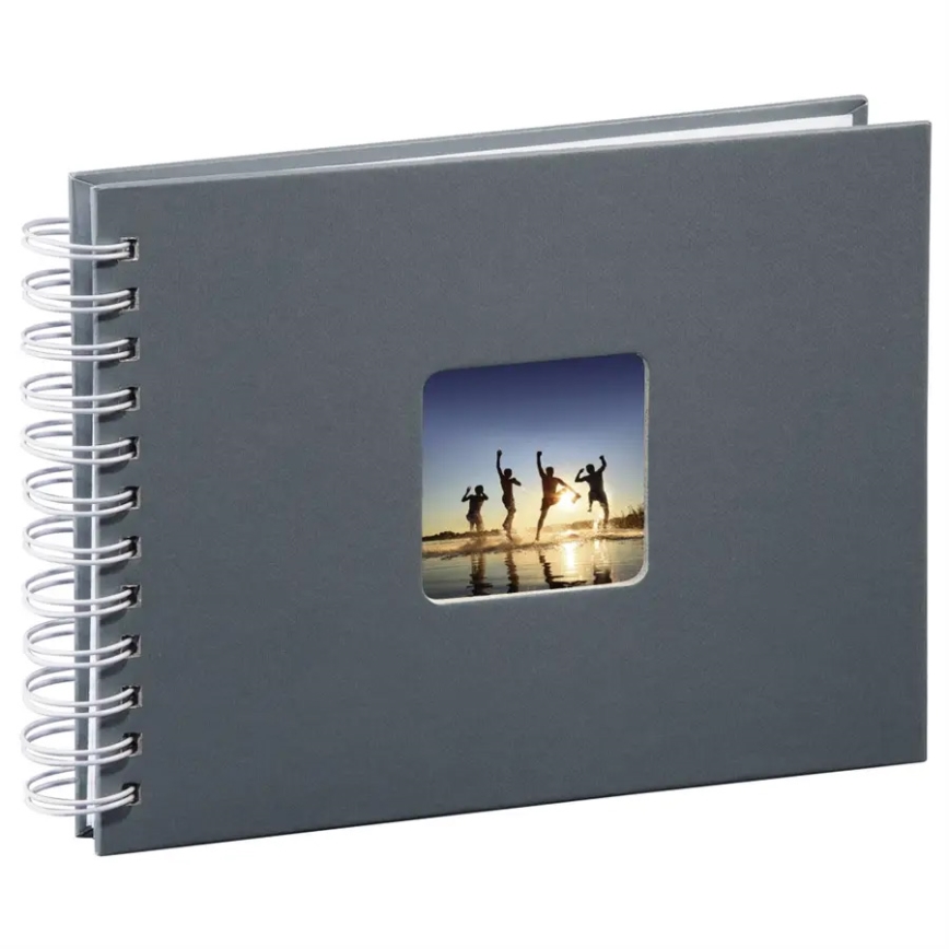 Hama - Spiral photo album 24x17 cm 50 pages grey
