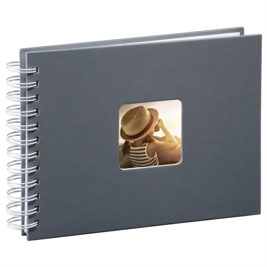 Hama - Spiral photo album 24x17 cm 50 pages grey