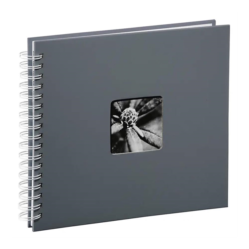 Hama - Spiral photo album 28x24 cm 50 pages grey