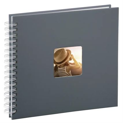 Hama - Spiral photo album 28x24 cm 50 pages grey