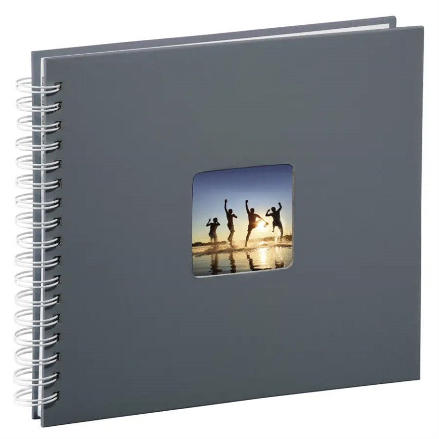 Hama - Spiral photo album 28x24 cm 50 pages grey