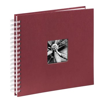 Hama - Spiral photo album 28x24 cm 50 pages red