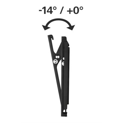 Hama - Tilting wall holder for TV 19-48” black