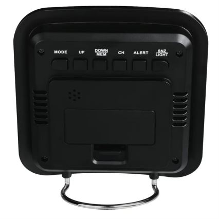 Hama - Weather station with LCD display and alarm clock 2xAA + 2xAAA black