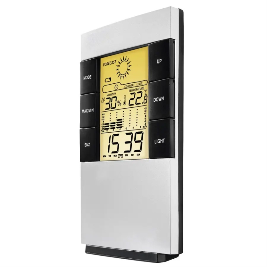 Hama - Weather station with LCD display and alarm clock 2xAAA