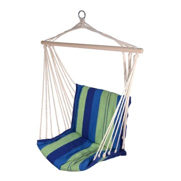 Hammock for sitting blue/green
