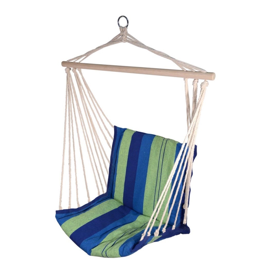 Hammock for sitting blue/green