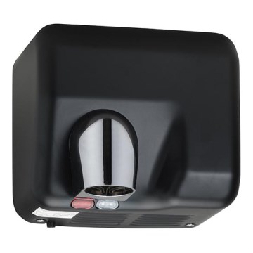 Hand Dryer 26 x 23 cm, Stainless Steel/Black