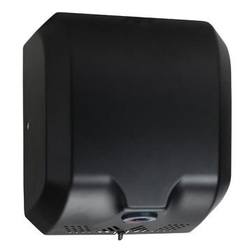 Hand Dryer 29.5 x 32 cm, Stainless Steel/Black