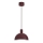 HANDA cord-suspended pendant 1xE27/15W/230V Burgundy
