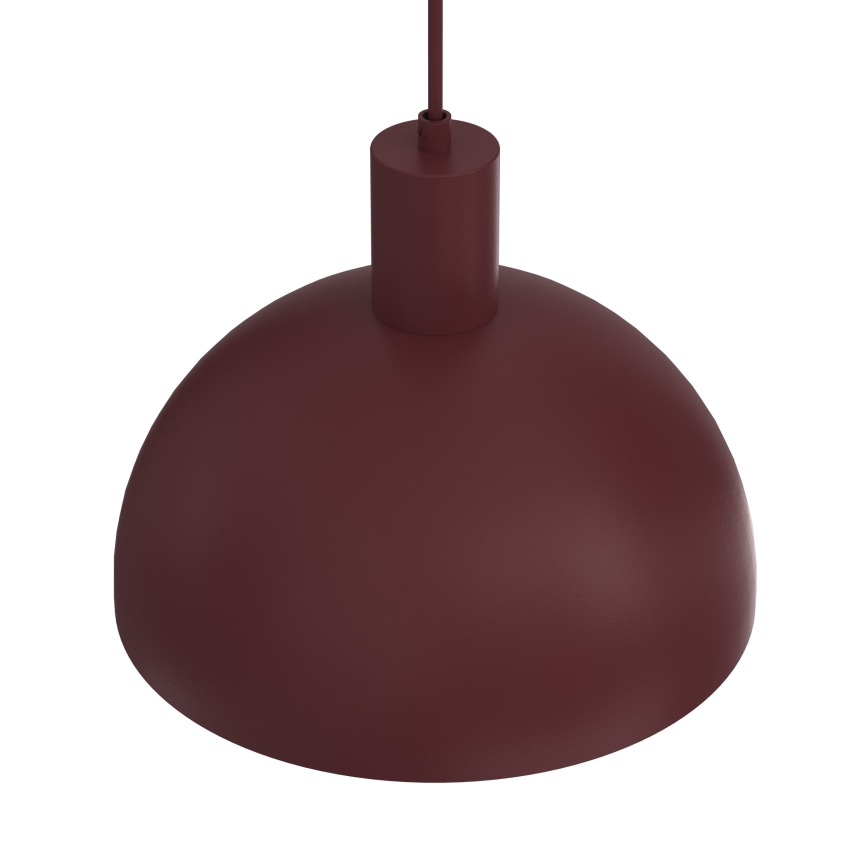 HANDA cord-suspended pendant 1xE27/15W/230V Burgundy