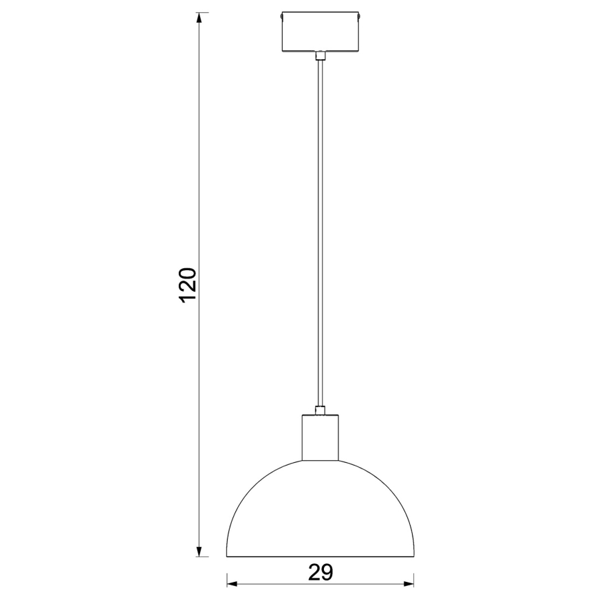 HANDA cord-suspended pendant 1xE27/15W/230V Burgundy