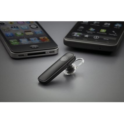 Handsfree earphone with microphone black