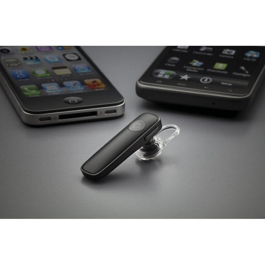 Handsfree earphone with microphone black