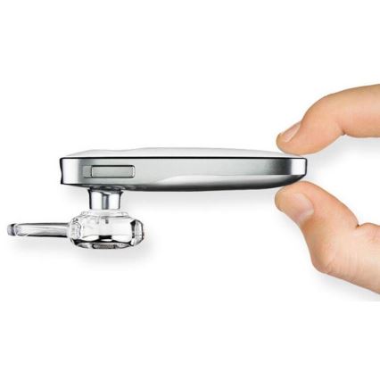 Handsfree earphone with microphone white