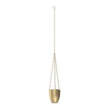 Hanging flowerpot 155x17 cm gold