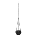 Hanging flowerpot 155x27 cm black
