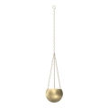 Hanging flowerpot 155x27 cm gold