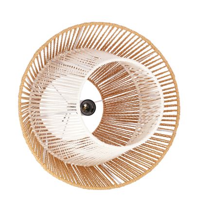 Hanging lamp AFRICA 1xE27/40W/230V 40 cm brown/cream