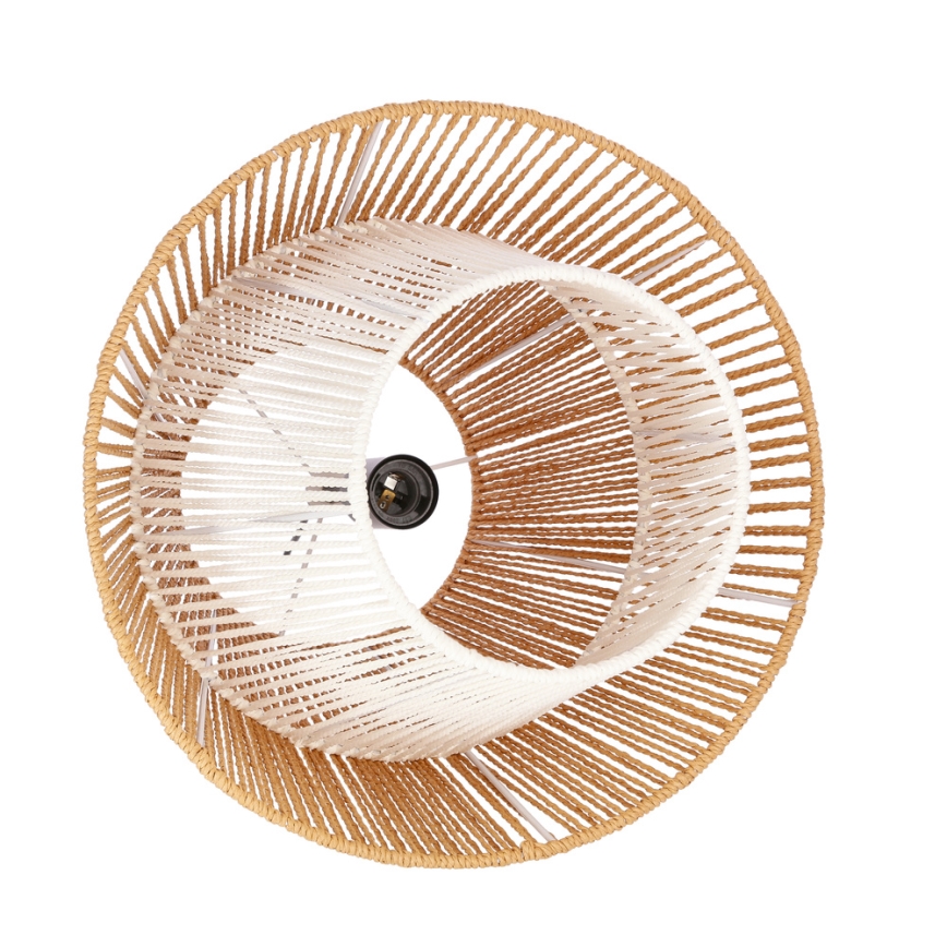 Hanging lamp AFRICA 1xE27/40W/230V 40 cm brown/cream