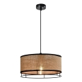 Hanging lamp ARDI 1xE27/40W/230V brown/black