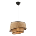 Hanging lamp BARETTE 1xE27/60W/230V brown/black