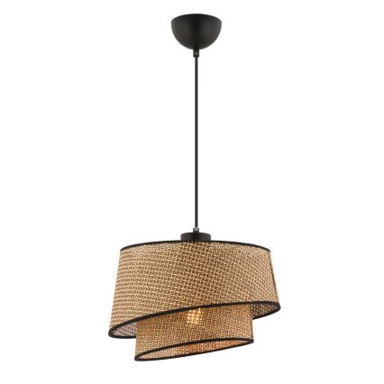 Hanging lamp BARETTE 1xE27/60W/230V brown/black