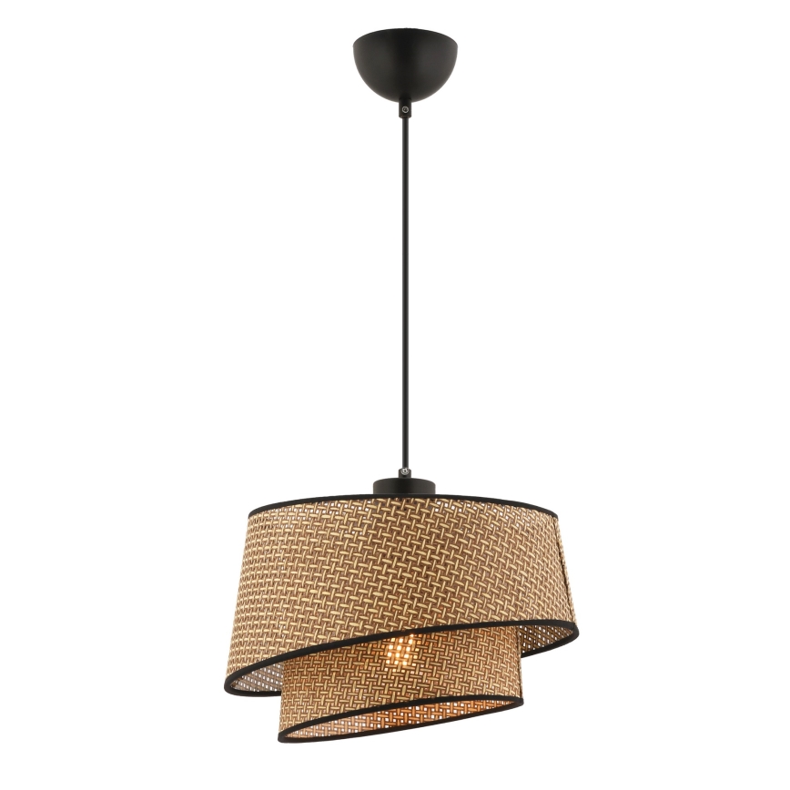 Hanging lamp BARETTE 1xE27/60W/230V brown/black