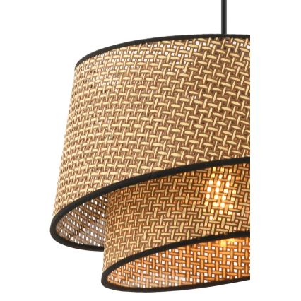 Hanging lamp BARETTE 1xE27/60W/230V brown/black