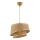 Hanging lamp BARETTE 1xE27/60W/230V brown/gold